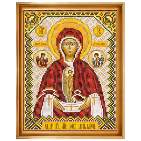Богородица Слово плоть бысть Набор для вышивания бисером иконы Нова Слобода С9043