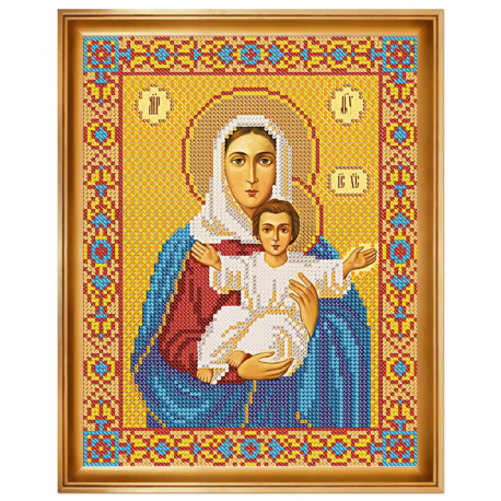 Богородица Леушинская Набор для вышивания бисером иконы Нова