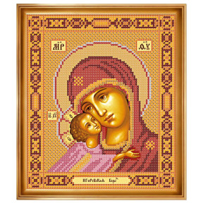 Богородица Игоревская Набор для вышивания бисером иконы Нова Слобода С9052