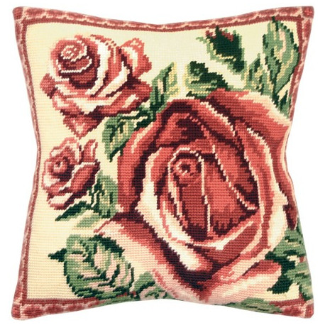 Набор для вышивки подушки Чарівниця V-11 Роза фото