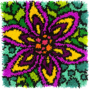 Барвиста квітка Набір для килимової техніки Dimensions 72-74999
