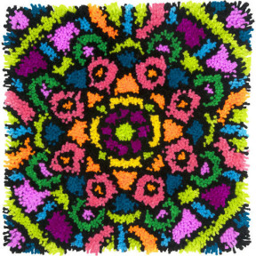 Красочная мандала Набор для ковровой техники Dimensions 72-75000
