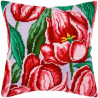 Набор для вышивки подушки Чарівниця V-12 Тюльпаны фото