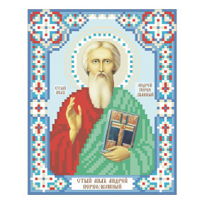 Св. апостол Андрей Первозванный Схема для вышивания бисером иконы VDV Т-0337