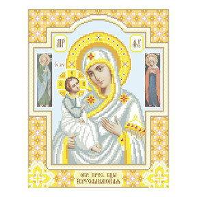 Образ Пресвятой Богородицы Схема для вышивания бисером иконы VDV Т-0389