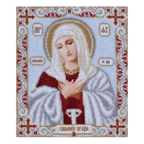 Образ Пресвятой Богородицы Умиление Схема для вышивания бисером иконы VDV Т-0385