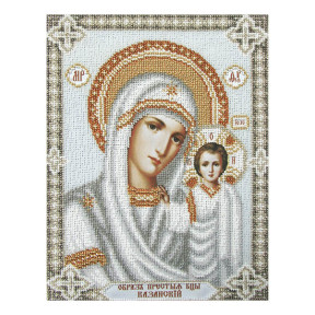 Образ Пресвятой Богородицы Казанская Схема для вышивания бисером иконы VDV Т-0375