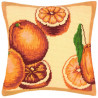 Набір для вишивки подушки Чарівниця V-35 Апельсини фото