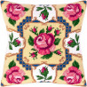 Набір для вишивки подушки Чарівниця V-43 Традиційні троянди фото