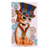 Стимпанк кот Схема для вышивания бисером ВДВ Т-0943 фото