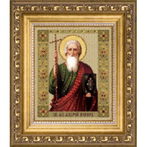 Набор для изготовления картины со стразами Чарівна Мить КС-073 Икона святого апостола Андрея Первозванного