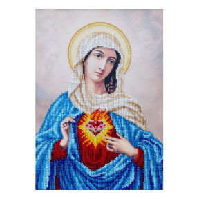 Священное сердце Марии Схема для вышивания бисером VDV Т-1099