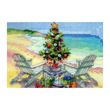 Набор для вышивания Dimensions 70-08832 Christmas on the Beach