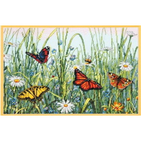 Набор для вышивания  Dimensions 70-35271 Field of Butterflies