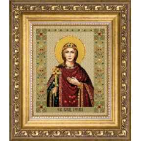 Набор для изготовления картины со стразами Чарівна Мить КС-081 Икона святой мученицы Ирины