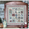 Схема для вышивки крестиком Quilt Sampler IX- Country Christmas Blocks Linda Myers