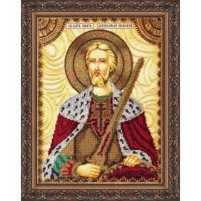 Святой Александр Набор для вышивки бисером иконы Абрис Арт AA-019
