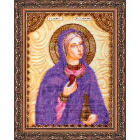 Святая Мария Набор для вышивки бисером иконы Абрис Арт AA-014