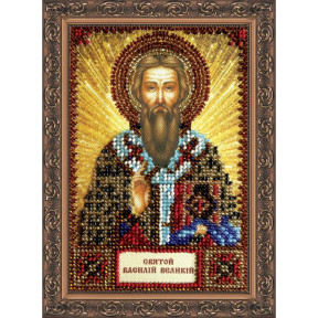 Святой Василий Набор для вышивки бисером иконы Абрис Арт AAM-026