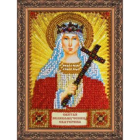 Святая Катерина Набор для вышивки бисером иконы Абрис Арт AAM-023