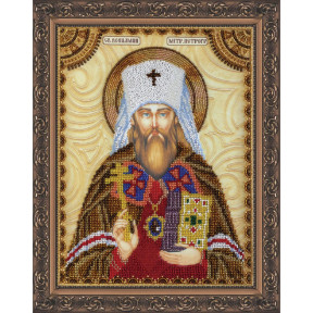 Святой Вениамин Набор для вышивки бисером иконы Абрис Арт AA-085