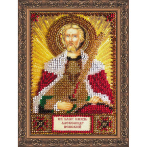 Святой Александр Набор для вышивки бисером иконы Абрис Арт AAM-019