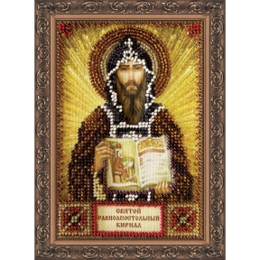 Святой Кирилл Набор для вышивки бисером иконы Абрис Арт AAM-033