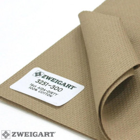 Канва Zweigart 16 (75 см х 60 см) кавовий 3251/300-7560