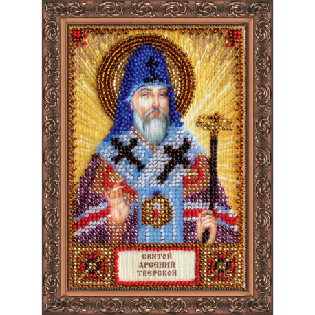 Святий Арсеній Набір для вишивання бісером ікони Абріс Арт