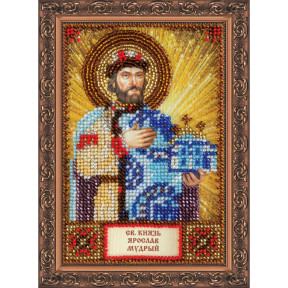 Святой Ярослав Набор для вышивки бисером иконы Абрис Арт AAM-106