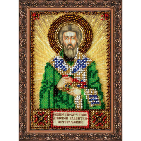Святой Валентин Набор для вышивки бисером иконы Абрис Арт