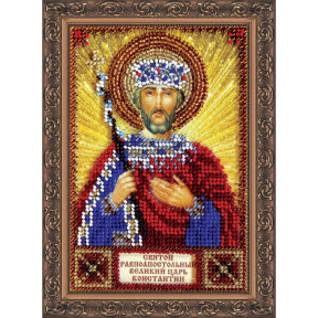 Святой Константин Набор для вышивки бисером иконы Абрис Арт AAM-030