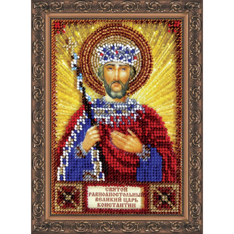 Святий Костянтин Набір для вишивання бісером ікони Абріс Арт