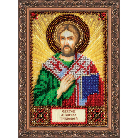 Святой Тимофей Набор для вышивки бисером иконы Абрис Арт