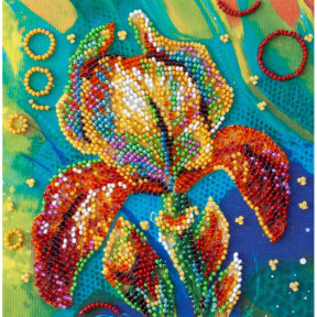 Разноцветный ирис Набор для вышивки бисером Абрис Арт AM-203