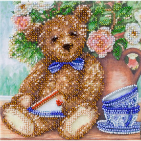 Медведь-сластун Набор для вышивки бисером Абрис Арт AM-186