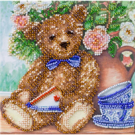 Медведь-сластун Набор для вышивки бисером Абрис Арт AM-186 фото