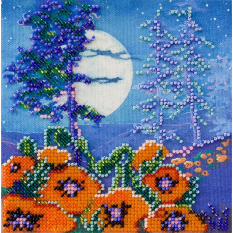 Полная луна Набор для вышивки бисером Абрис Арт AM-185 фото