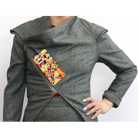 Адель (фрагмент) Набор для вышивки бисером украшения на натуральном художественном холсте Абрис Арт AD-101
