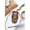 Сова Набор для вышивки бисером украшения на натуральном художественном холсте Абрис Арт AD-003