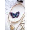 Бабочка Набор для вышивки бисером украшения на натуральном художественном холсте Абрис Арт AD-001