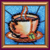 Чашечка чаю-1 Набір-магніт для вишивки бісером Абріс Арт