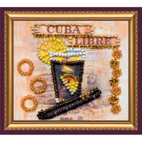 Куба Либре Набор-магнит для вышивки бисером Абрис Арт AMA-182