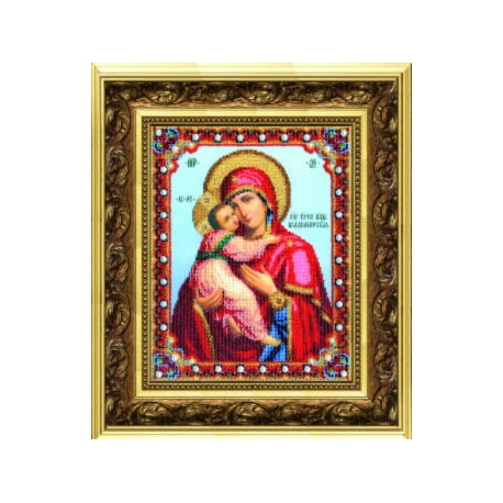 Набір для вишивання Б-1178 Ікона Божої Матері Володимирська фото