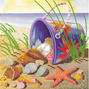 На морском берегу Схема для вишивки бисером на натуральном художественном холсте Абрис Арт AC-535