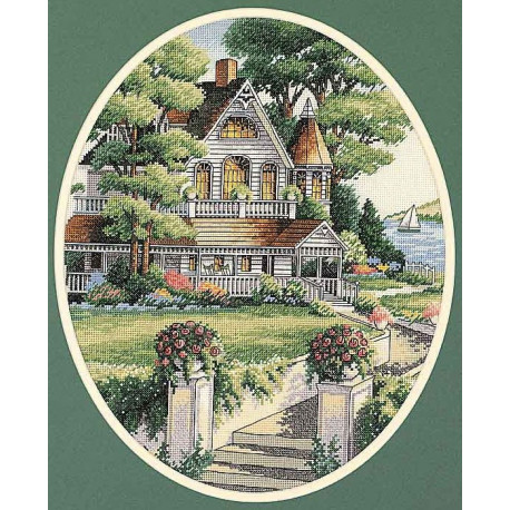 Набор для вышивания крестом Classic Design Викторианский дом
