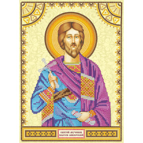 Святой Платон Схема для вышивки бисером иконы Абрис Арт ACK-137