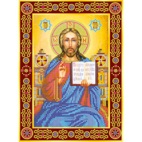 Иисус. Венчальная пара Схема для вышивки бисером иконы Абрис Арт ACK-149