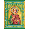Святой Пантелеймон Схема для вышивки бисером иконы Абрис Арт
