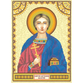 Святий Валерій Схема для вишивки бісером ікони Абріс Арт ACK-055